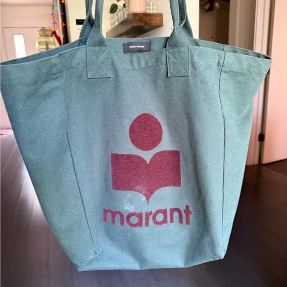 Isabel Marant Yenky Tote Bag Green - Picture 2 of 10